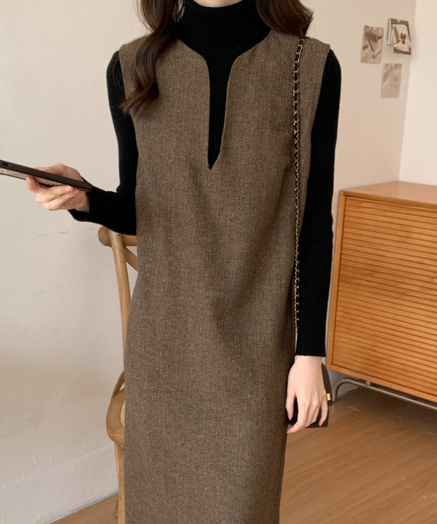 ≪USED≫バックタックカットワンピース｜ファッション通販の