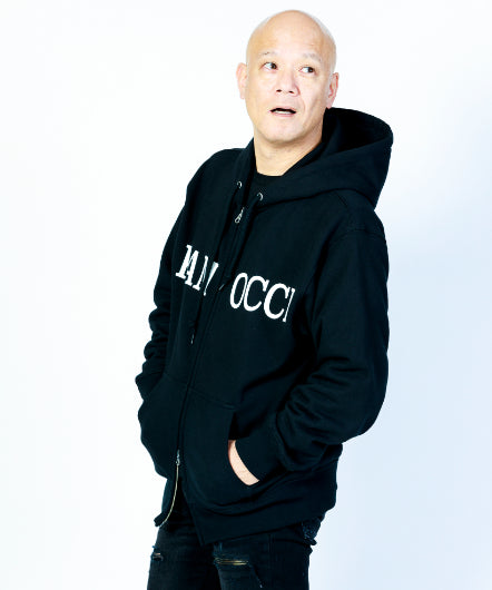 ReZARD ロゴプリント ジップアップパーカー リザード ReZARD Omit Logo Printed Hoodie （ゴールド