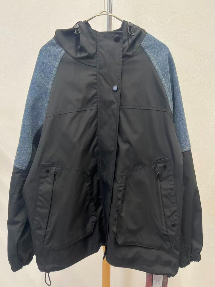 【神マンパー】デニム切替マウンテンパーカー　100