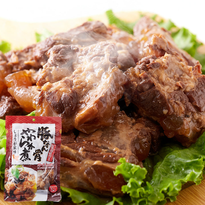 ☆じっくりトロトロ煮込みました！豚なん骨やわらか煮（しょうが風味）350g