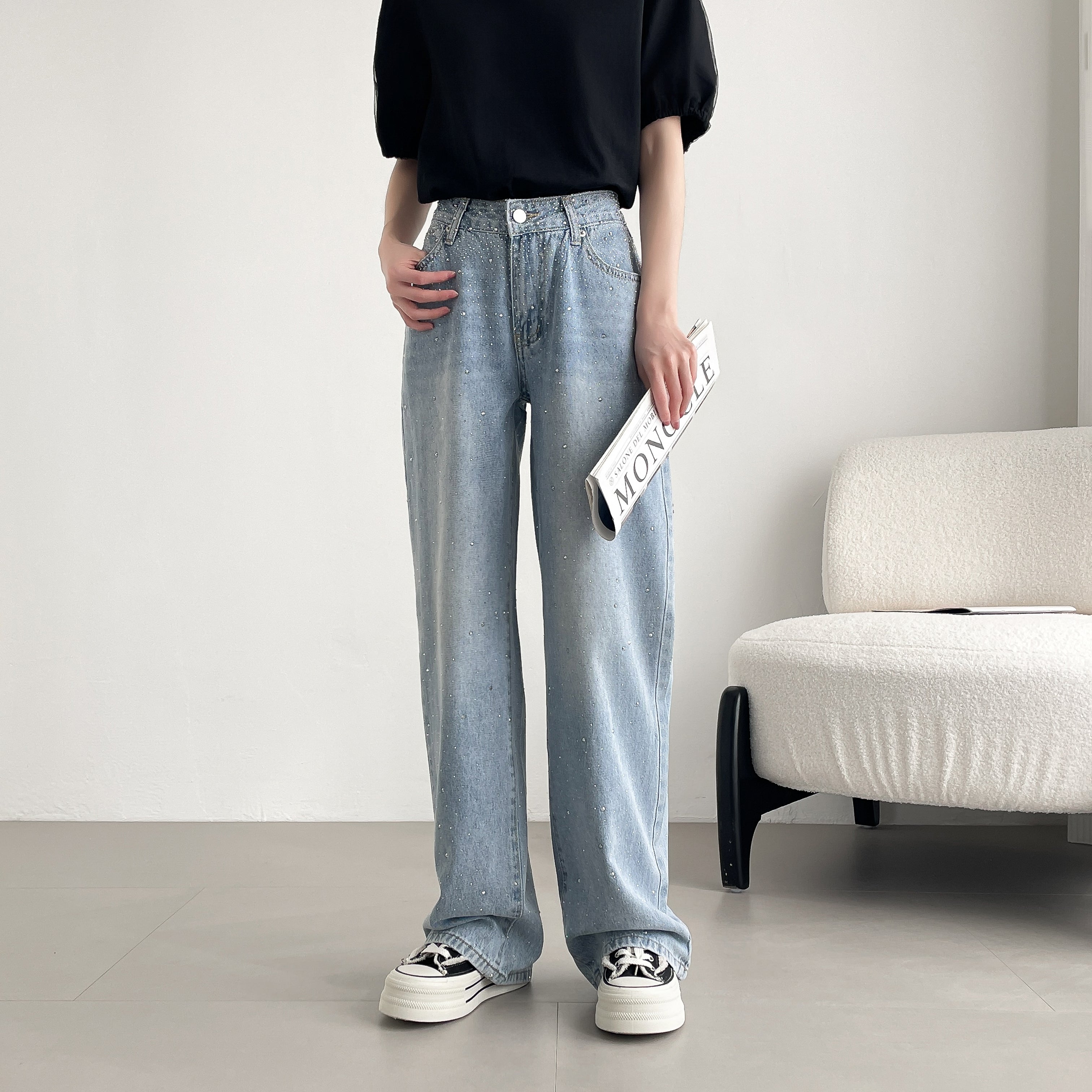miniministore ジーンズ デニム デニムパンツ キラキラデニム