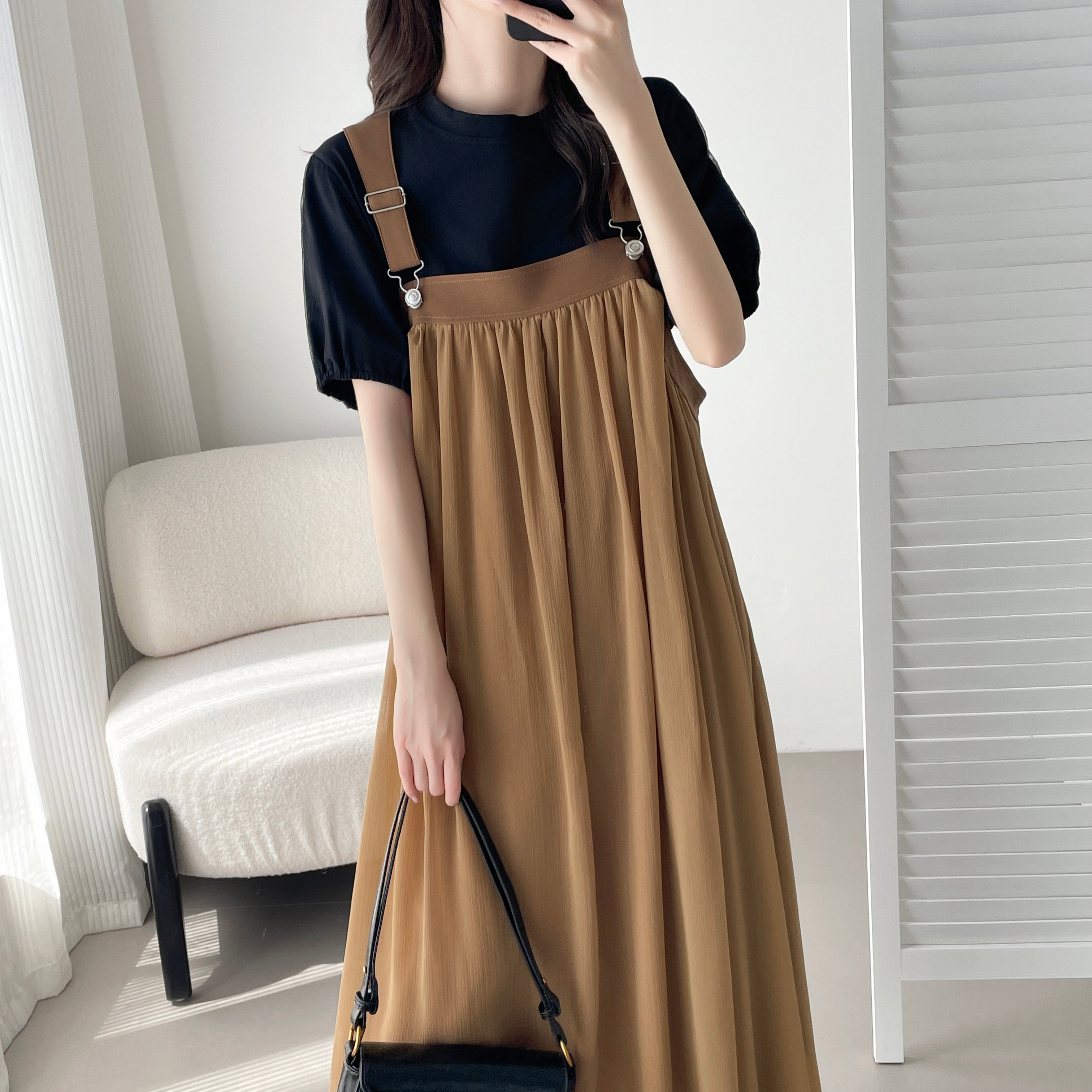 美品】EPOCA サロペットワンピース エポカ 9909 - メルカリ