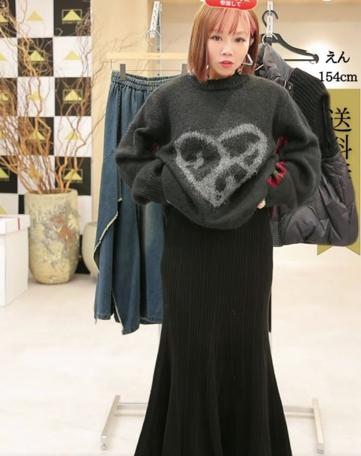 【神マーメード】プリーツマーメイドロングスカート