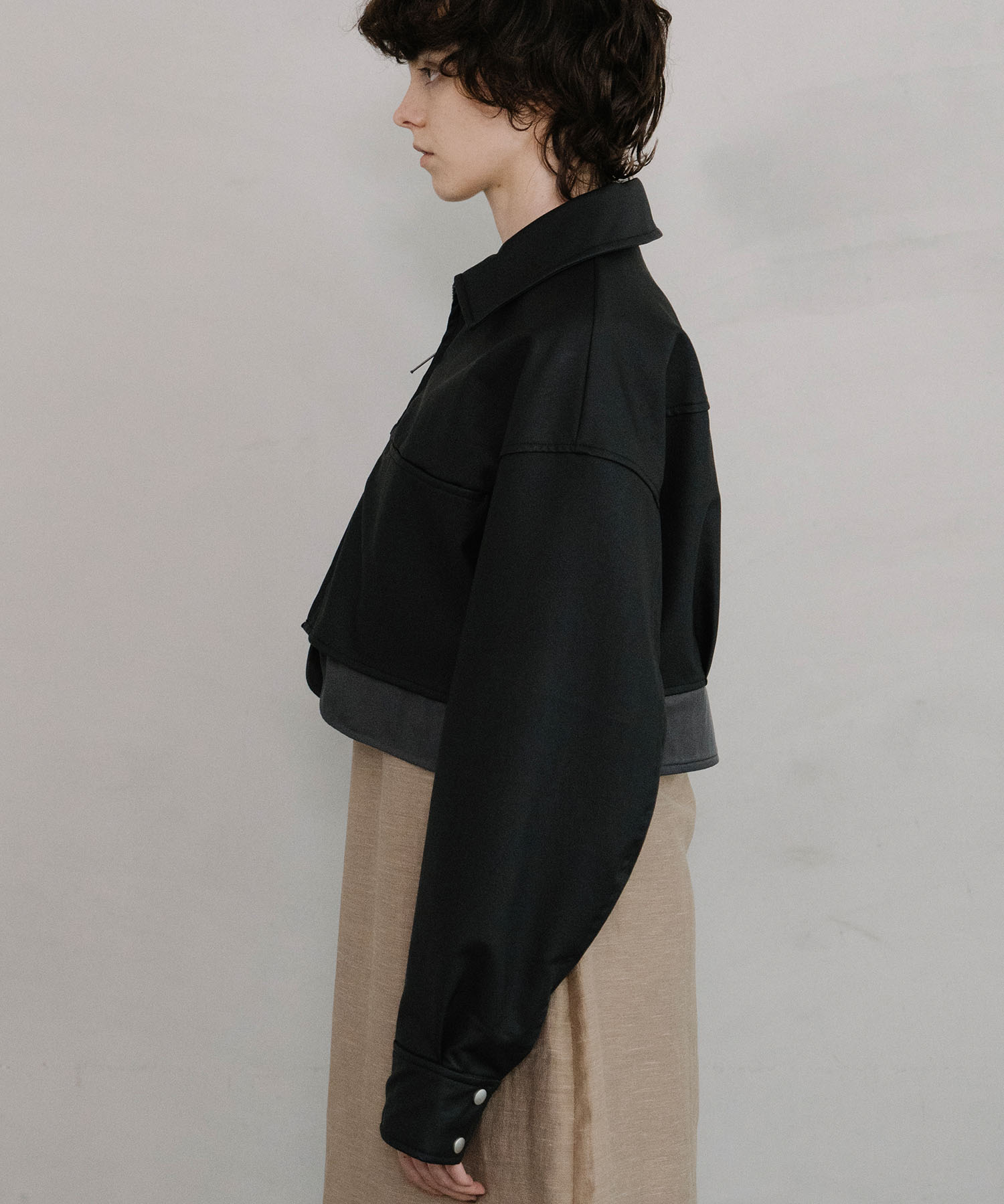再入荷】over eco leather jacket | ©1989