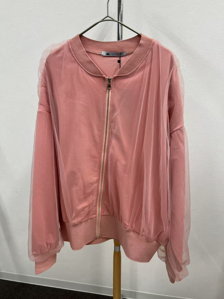 ☆フロントZIPチュールジャケット