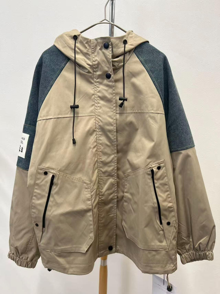 【神マンパー】デニム切替マウンテンパーカー　100