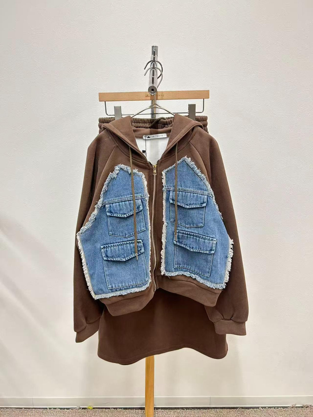 【神ポケセット】フリンジデニムドッキングセットアップ