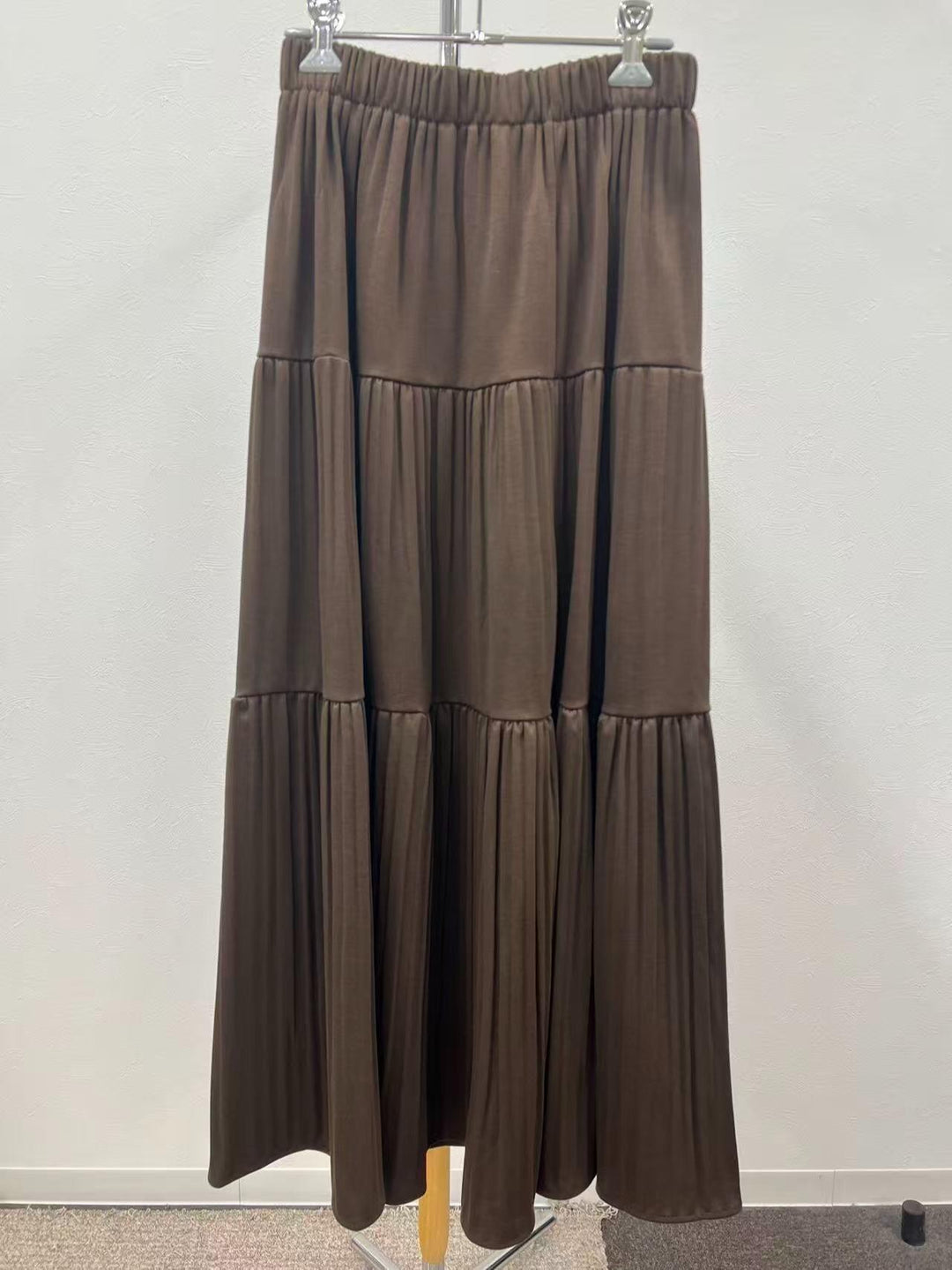 【ABITOKYO】ニットトップス×プリーツティアードスカートセットアップ　100