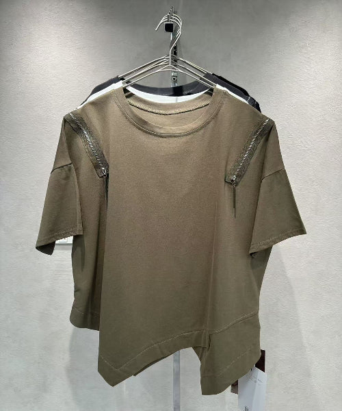 ☆ショルダージップTシャツ