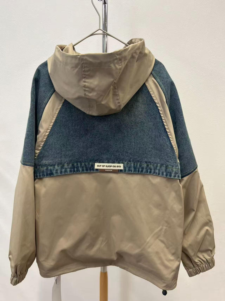 【神マンパー】デニム切替マウンテンパーカー　100