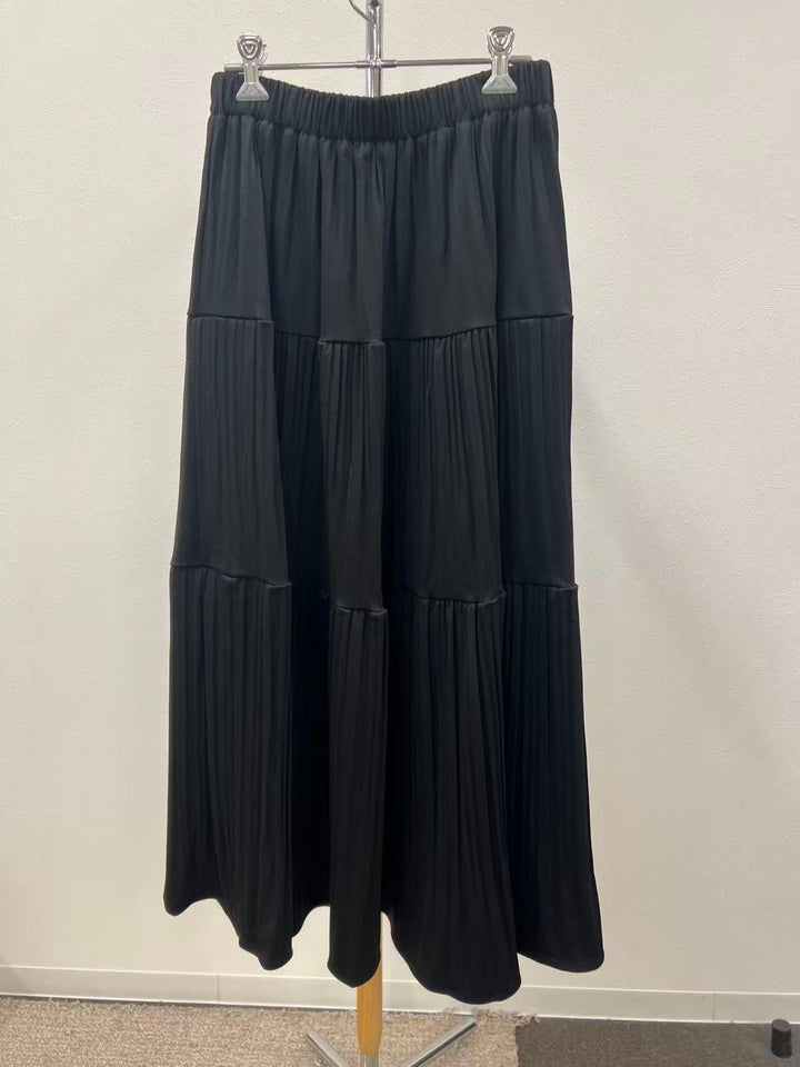 【ABITOKYO】ニットトップス×プリーツティアードスカートセットアップ　100