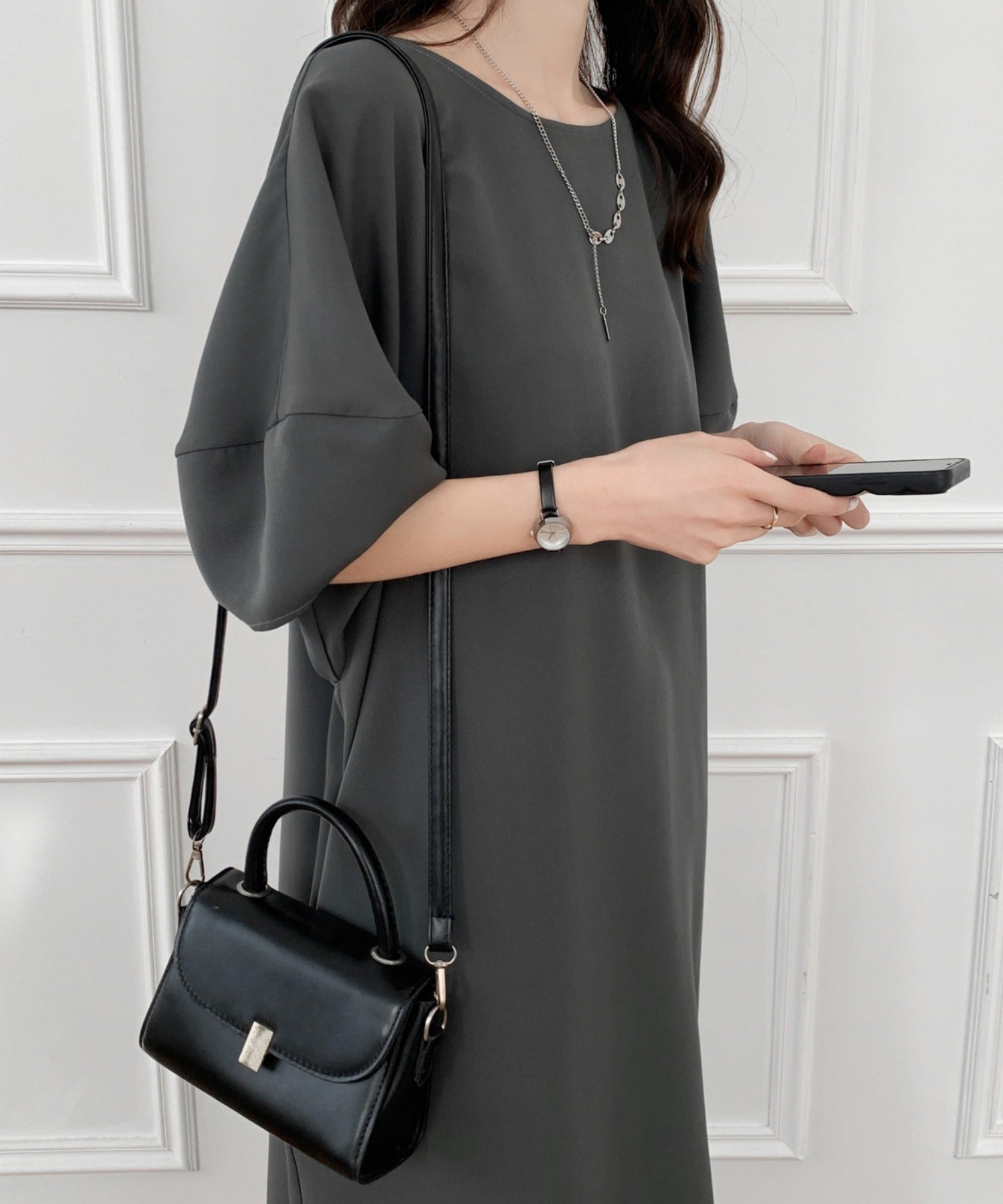 UNITED ARROWS LTD. OUTLET｜<H>ベロアバックオープンロング