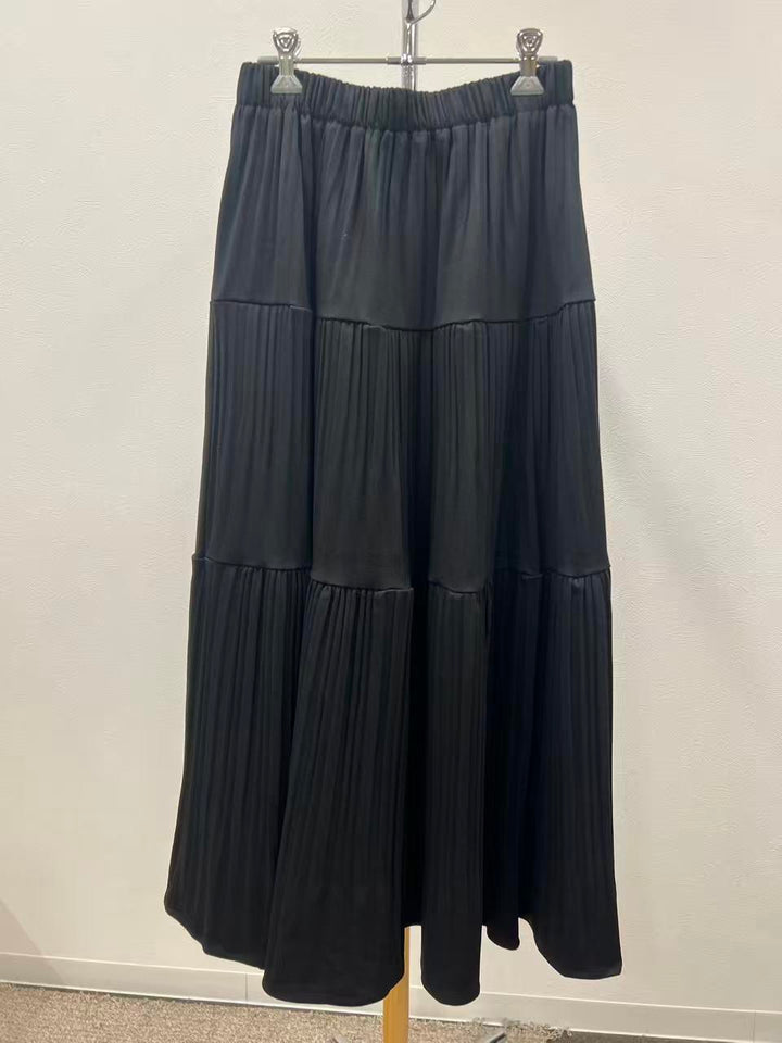 【ABITOKYO】ニットトップス×プリーツティアードスカートセットアップ　100