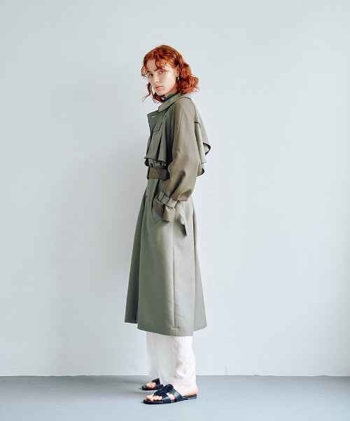 Flare Flap Trench Coat（フレアフラップトレンチコート） – ABITOKYO