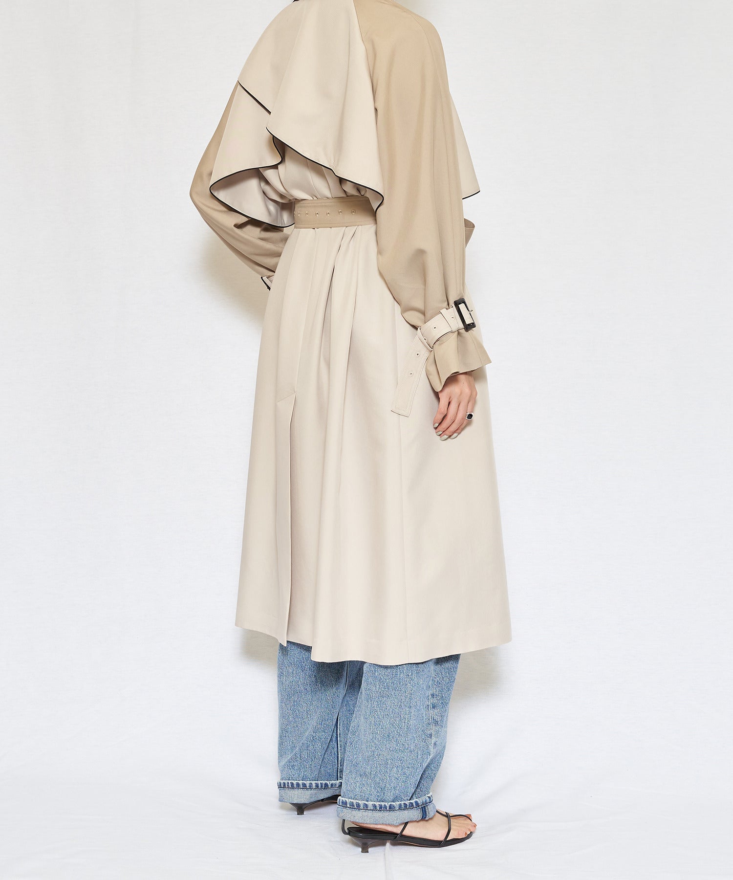 Flare Flap Trench Coat（フレアフラップトレンチコート） – ABITOKYO