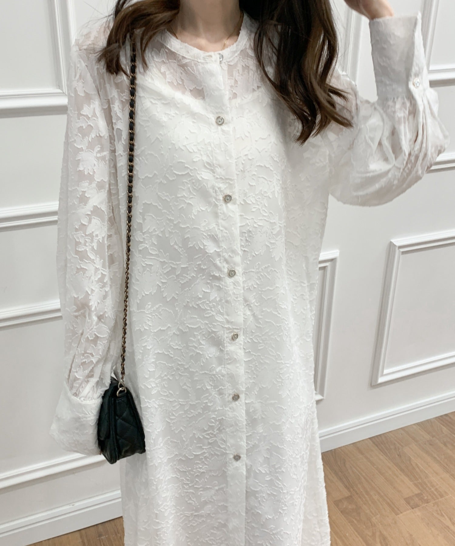 シアージャガードマキシ丈シャツワンピース – ABITOKYO （ アビ