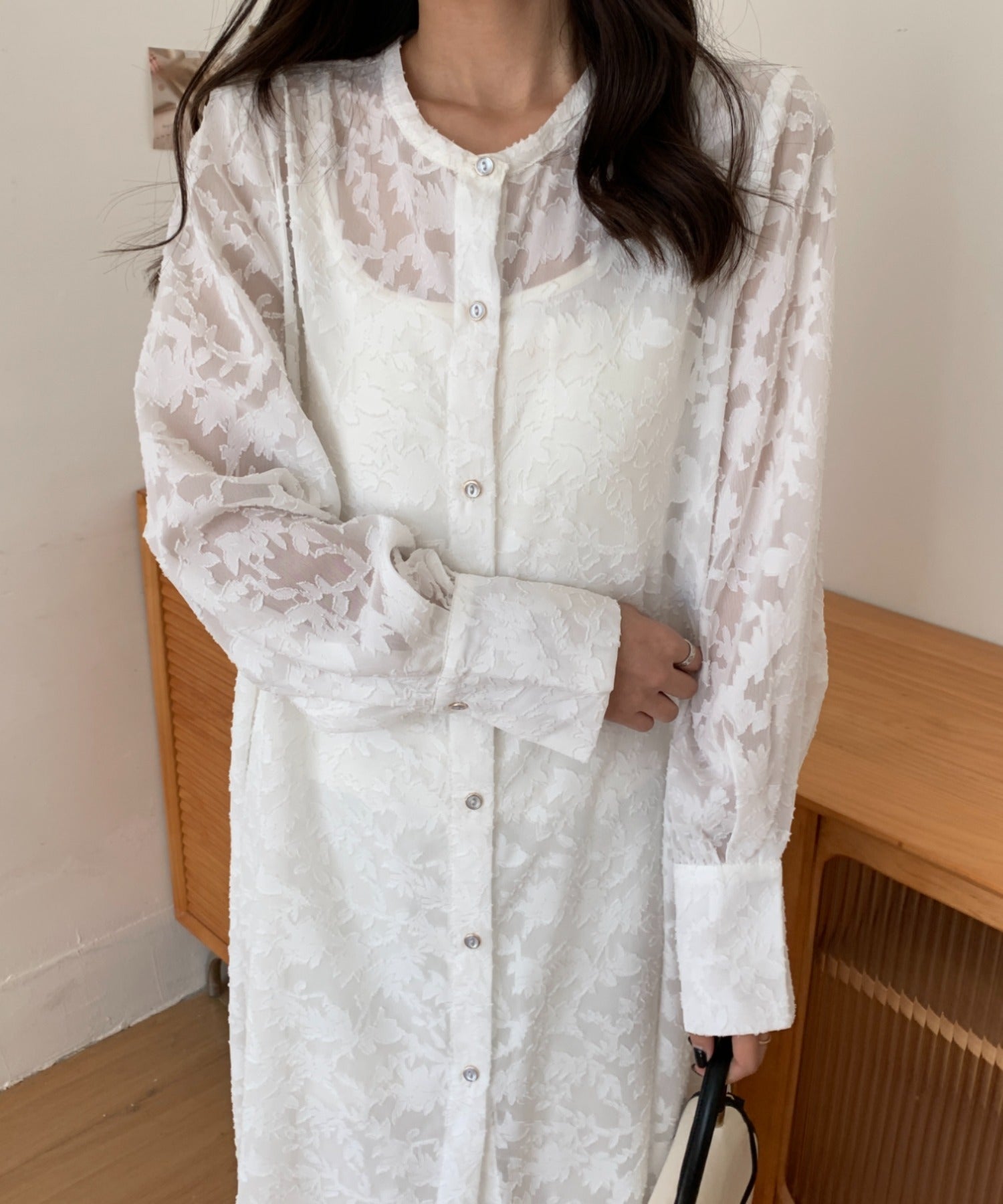 シアージャガードマキシ丈シャツワンピース – ABITOKYO （ アビ