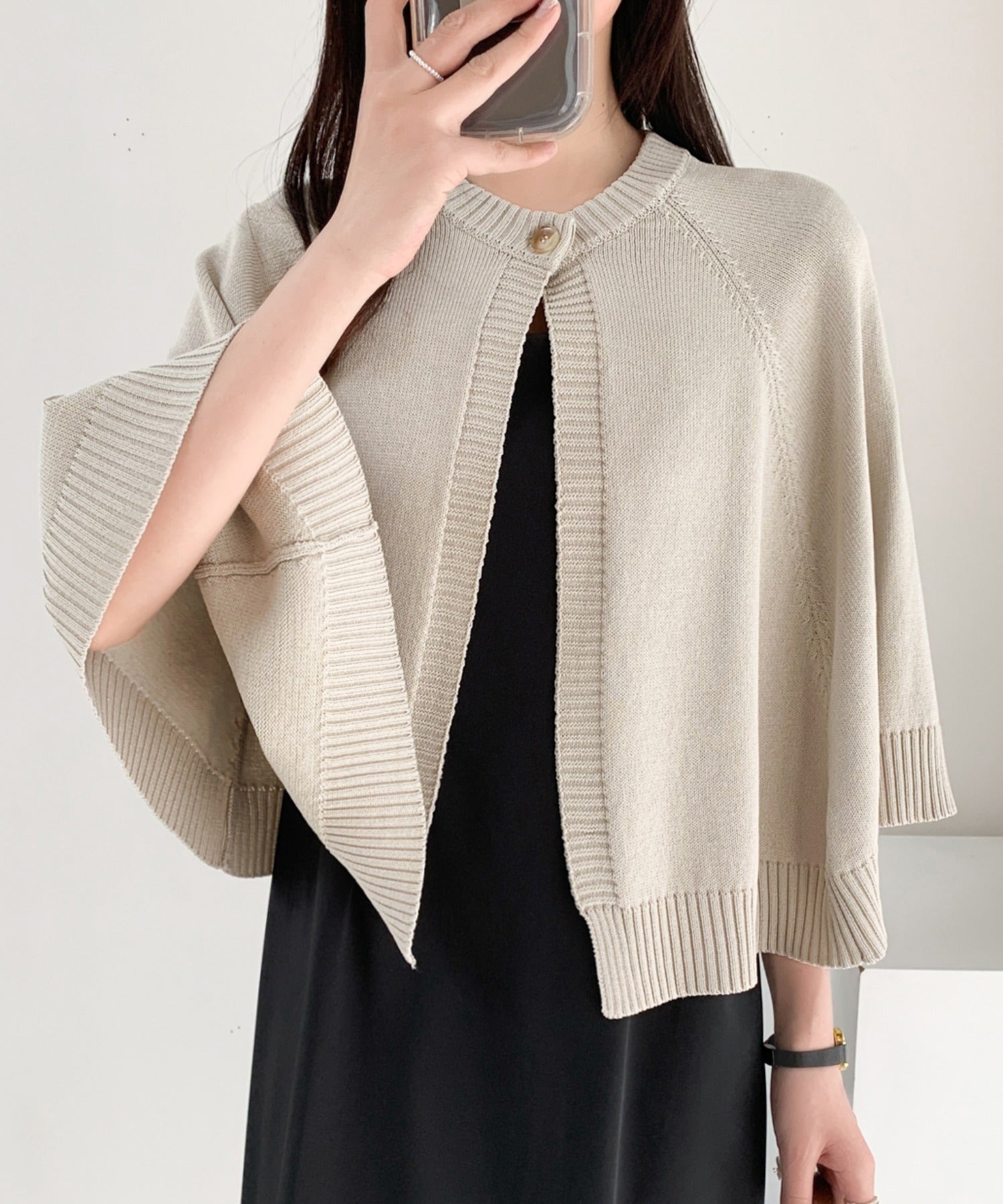 MISSONIマフラー付きニートコート