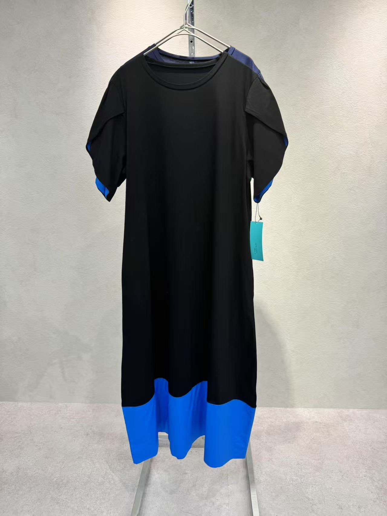 パリコレクション ☆配色切り替えタックロングワンピース – アビ （ ABITOKYO ワンピース