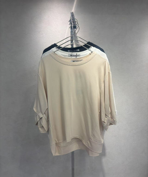（S)☆フィッシュテール五分丈カットソー