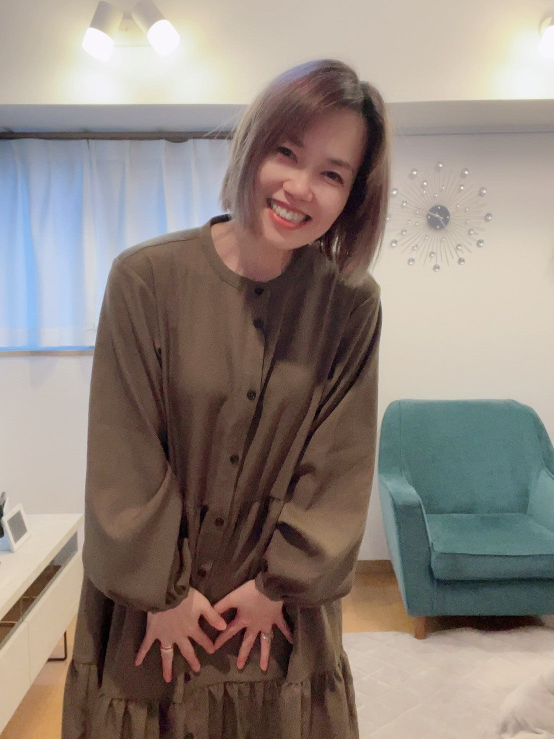 ちゃー様おまとめ　J☆44　ワンピース、ティアードパンツ（51） プチレタス ] ジャガードティアードワンピース [E3422