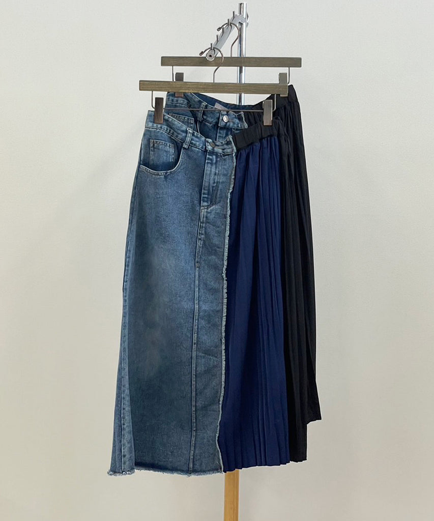 新品⭐︎異素材ドッキングトップス⭐︎定価２３１００円⭐︎デニム✖️ブラック☆送料込み dayday-shop_hh0914-gsxk331