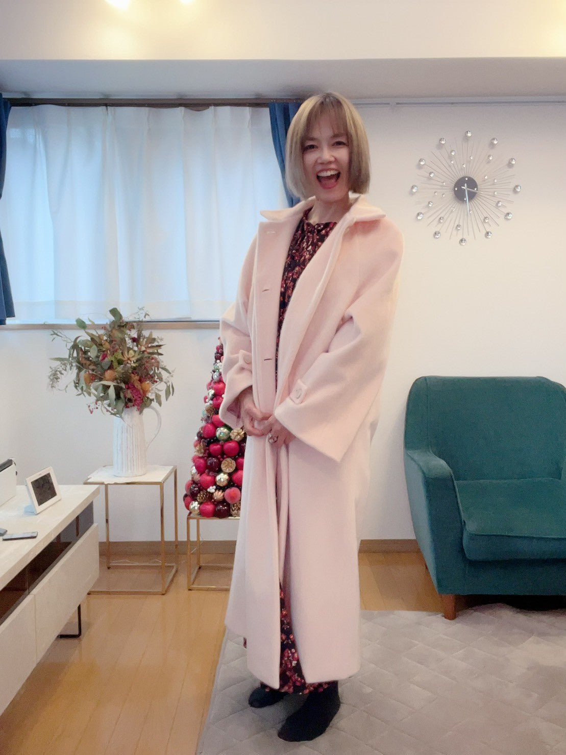 くみこ ABITOKYO新品 シャギー Pコート チャコール ジャケット・アウター / ピーコート 通販 | ADDICT WEB SHOP