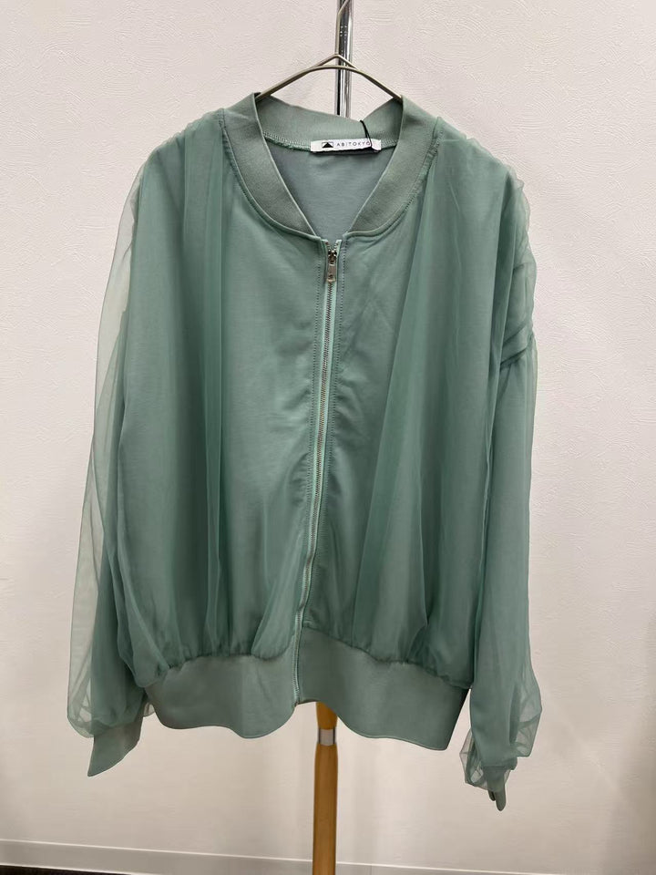 ☆フロントZIPチュールジャケット